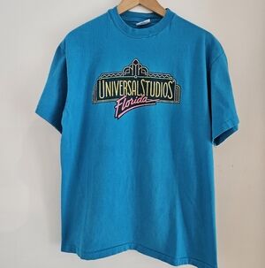 Vintage Universal Studios Shirt Mens Large Florida Theme Park Retro 80s 90s